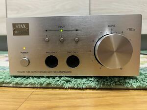 STAX SRM-007tA ドライバーユニット 通電確認　ジャンク品。