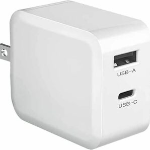 急速充電器 65W USB Type C コンセント 折りたたみ式プラグ 2ポート(USB-C×1 + USB-A×1) ACアダプター iPhone iPad Android各種対応の画像1