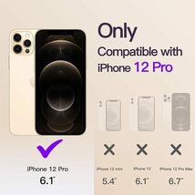JEDirect iPhone 12 Pro 6.1インチ用電気メッキケース カメラレンズ 保護カバー (ゴールド)_画像8