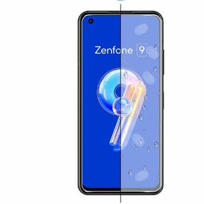 Wigsii 対応 Zenfone 10 用 ガラスフィルム + カメラフィルム【 硬度9H 強化ガラス 】zenfone9 カメラフィルム 2枚 液晶画面 保護フィルムの画像5