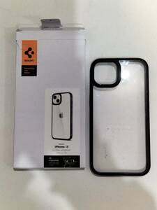 Spigen iPhone13 ケース クリア TPU バンパーケース ACS04562 (ミッドナイト・グリーン)