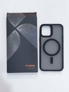 【米軍2024・MagSafe対応】TORRAS iPhone 12/12 Pro 用 ケース マットブラック Guardian-Mag…