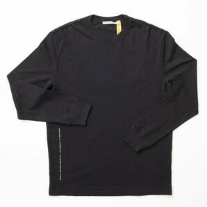  ◆新品◆モンクレール ジーニアス【Moncler Genius】MAGLIA T-shirt ロンT Fragment フラグメント 藤原ヒロシ ブラック L 8D00003の画像2