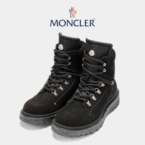 　◆新品◆モンクレール【Moncler】EGIDE Scarpa スエードマウンテンブーツ・トレッキングブーツ Black 黒 Italy41 JPN26cm US8 1010000