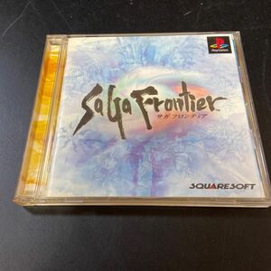 【1円スタート】PlayStation プレイステーション ソフト サガフロンティア 　【中古品】