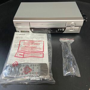 【1円スタート】Victor ビクター VHS hi-fiビデオデッキ HR-A10K 通電確認済　現状品