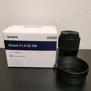 SIGMA 30mm F1.4 DC DN Contemporary キヤノン EF-M　中古