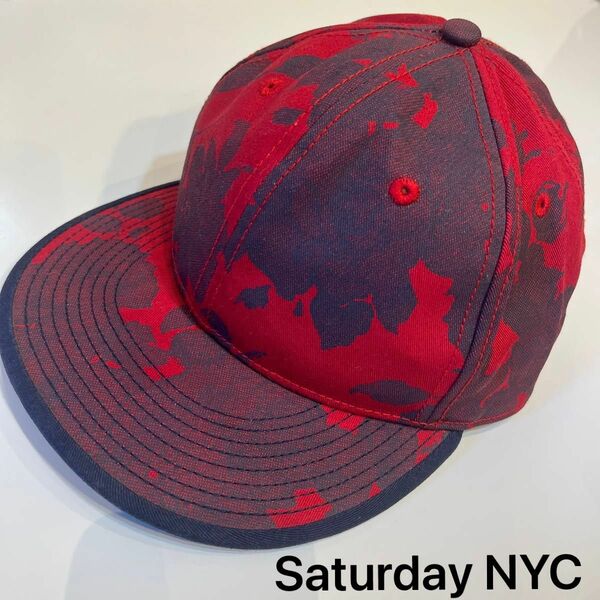 【美品】saturday surf nyc cap ブランド帽子　サタデーズサーフニューヨークシティー キャップ 