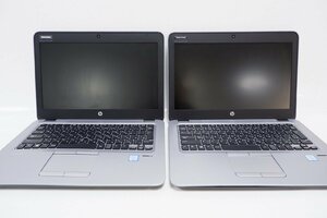 【ジャンク】HP EliteBook 820 G3 12.5型 ノートPC 2点 3-B001/1/100