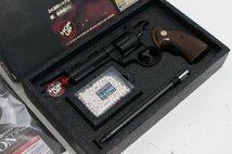 現状品 東京マルイ MARUI COLT PYTHON コルトパイソン 357mag 4inch ガスガン 動作未確認 ジャンク 3-H018/1/100_画像3