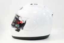 試着のみ Arai アライ RX-7X グラス白 XO(63.64CM) フルフェイス ヘルメット ホワイト 3-K053Z/1/160_画像6