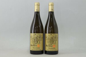 配送先神奈川県限定 Fermier シャルドネ 2本セット 2017/2018年 750ml 12％ 新潟産シャルドネ 未開栓/古酒 2-C115Z