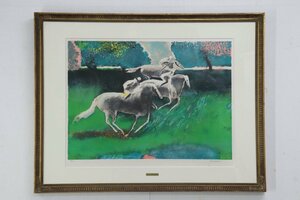 ポール・ギヤマン Paul Guiramand 『Le Galop』 48/100 15号 石版画 リトグラフ 3-C005Z/1/180