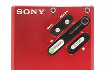 【1円～】 通電確認済み SONY ソニー WALKMAN DD ウォークマン WM-DD ステレオカセットプレーヤー レッド ジャンク 3-E039/1/60P_画像2