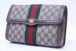 GUCCI グッチ シェリーライン クラッチバッグ PVC 3-M011/1/060