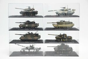 デアゴスティーニ コンバットタンクコレクション 戦車 61式 90式 10式 陸上自衛隊 T-72M1 旧ソビエト 他 全8種セット 3-E049/1/100