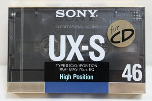 【未使用保管品】 SONY ソニー カセットテープ UX-S HighPosition ハイポジション TYPEⅡ UX-S46A 3-F062/1/60P