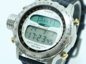 【1円スタート】CASIO PRO TREK ALT-7000 プロトレック 腕時計 クォーツ 新品電池交換済み 3-A022/1/60P