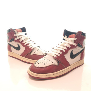 ▲ NIKE ナイキ 94年製 AIR JORDAN 1 CHICAGO エア ジョーダン シカゴ レッド 赤 サイズ26cm 130207-101 104