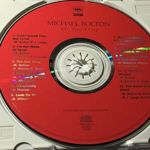 国内盤CD/AOR/マイケル・ボルトン/ザ・ワン・シング #デヴィッド・フォスター/マイケル・ランドウ/ダン・ハフ/マイケル・トンプソン の画像10