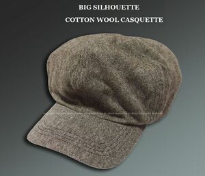 ■【BIGサイズ】WOOL CASQUETTE ウールキャスケット XL ■ 