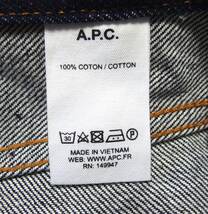 ■ A.P.C. NEW STANDARD ニュースタンダード ストレートデニム 34 ■ _画像9