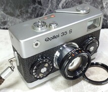 【終活整理】 Rollei 35S Sonnar 40mm f2.8 HFTコーティング搭載モデル 各動作良好 スローOK 露出計メーターOK 角凹みなし 手のひらサイズ_画像3