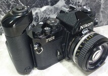 【終活コレクション整理】 Nikon NEW FM2黒 美品＋Ai NIKKOR 50mm f1.4＋モータードライブMD−12 各動作良好 露出計OK 光学良好 連写OK_画像3
