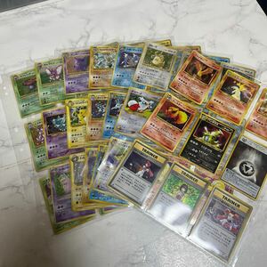 ポケモンカード　旧裏面キラ　　旧裏　キラ　まとめ売り　63枚セット 旧裏 pokemon old back 被りなし