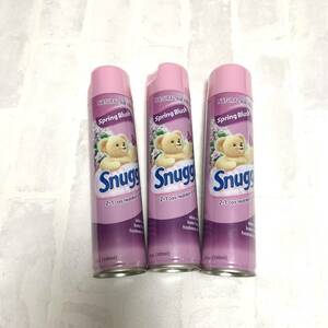【3本セット】Snuggle スナッグル エアフレッシュナー ピンク ファーファ 芳香剤　スプレー 長期保管 Spring Blush