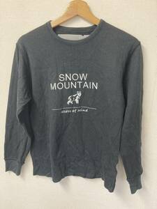 mountain of moods x snow peakスウェット　S