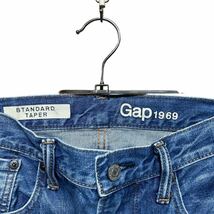 ●洗濯プレス済み● GAP ギャップ 雰囲気◎ standard taper スタンダードテーパー デニムパンツ w30インチ【1953】_画像5