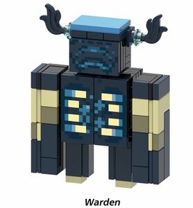 即納　1体　マインクラフト　warden ミニフィグ ブロック LEGO レゴ　互換 ミニフィギュア eq 2