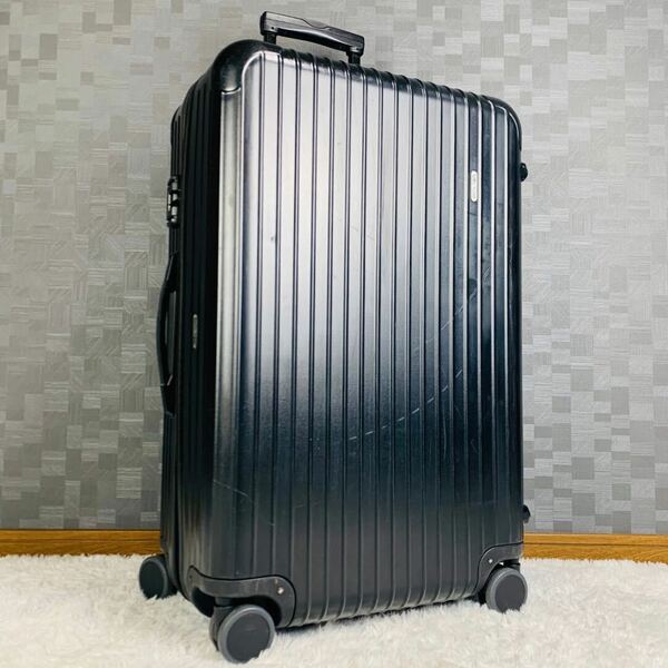 【人気モデル】RIMOWA リモワ SALSA サルサ 82L 4輪 MW マットブラック 艶消し黒色 チェックインL 大容量 超軽量 キャリー トラベル ケース