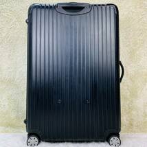 【美品】RIMOWA リモワ SALSA サルサ 最大容量 104L 4輪 MW TSAロック マットブラック 艶消し黒 超軽量 キャリー バッグ スーツ ケース_画像4