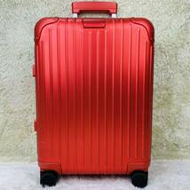 現行【美品】RIMOWA リモワ ORIGINAL オリジナル CABIN キャビン 35L 機内持ち込み SCARLET スカーレット レッド 赤 スーツケース キャリー_画像2