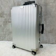 【美品】RIMOWA リモワ CLASSIC FLIGHT クラシックフライト 60L 4輪 MW TSAロック チェックインM アルミ スーツ ケース キャリー バッグ_画像1