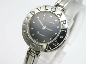 1円◆稼働◆ ブルガリ BZ22S B-ZERO1 黒 クオーツ レディース 腕時計 M649