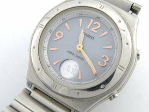 1円◆稼働◆ カシオ LWA-M140 シルバー ソーラー ユニセックス 腕時計 L43605
