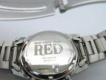 1円◆稼働◆ セイコー 7T92-HCR0 ワンピース　FILM RED レッド クオーツ メンズ 腕時計 ケース　保 K33001_画像5