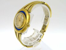 1円◆稼働◆ ORFINA ゴールド 手巻き ユニセックス 腕時計 K34008_画像2
