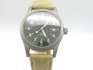 1円◆稼働◆ ハミルトン カーキ　メカニカル カーキ 手巻き メンズ 腕時計 K30702