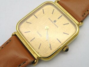 1円◆稼働◆ ユニバーサルジュネーブ 560300 ゴールド クオーツ レディース 腕時計 M755