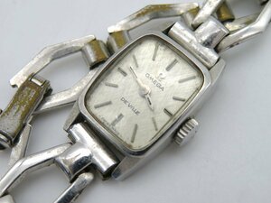 1円◆稼働◆ オメガ デビル シルバー 手巻き レディース 腕時計 K76707