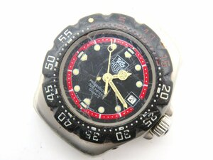 1円◆稼働◆ タグホイヤー WA1414 ブラック クオーツ ユニセックス 腕時計 K78004