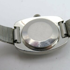 1円◆稼働◆ テクノス シルバー 手巻き レディース 腕時計 K77404の画像4