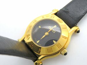1円■ジャンク■ グッチ 6500L ブラック クオーツ レディース 腕時計 K77906