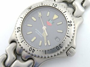 1円◆稼働◆ タグホイヤー S99.206 プロフェショナル シルバー クオーツ メンズ 腕時計 K67102