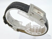 1円◆稼働◆ カレラ シルバー クオーツ レディース 腕時計 K76103_画像3