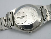 1円◆稼働◆ セイコー 4822-8010 キングクォーツ シルバー クオーツ メンズ 腕時計 N528_画像3